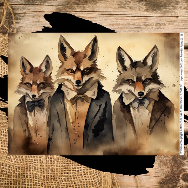 The Fox Den | Rice Paper | A4 Paper for | Halloween