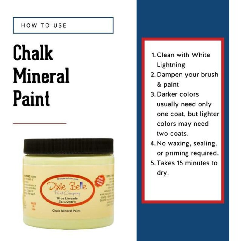 Midnight Sky Dixie Belle Chalk Paint Furniture Paint Etsy