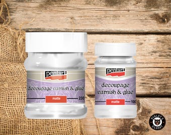 Matte | Decoupage Varnish & Glue | Pentart | Decoupage Medium