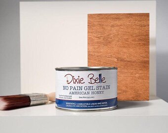 American Honey | No Pain Gel Stain | Dixie Belle Paint | Oil Based Wood Stain