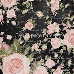 Market Roses | A3 or A4 Rice Paper | Paper for Decoupage | Decoupage Queen