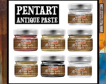 Antique Paste | Pentart | For Decoupage, Mixed Media, Furniture | 20 ml | 7 Colors. You choose