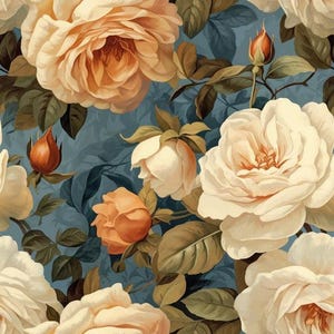 Heirloom Roses | A2 Rice Paper | Paper for Decoupage | Dixie Belles & Whistles | 16.5&quot; x 22&quot;