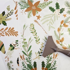 Holiday Spirit | Mini Decor Transfers | Redesign with Prima Rub-on Furniture Transfer Holiday