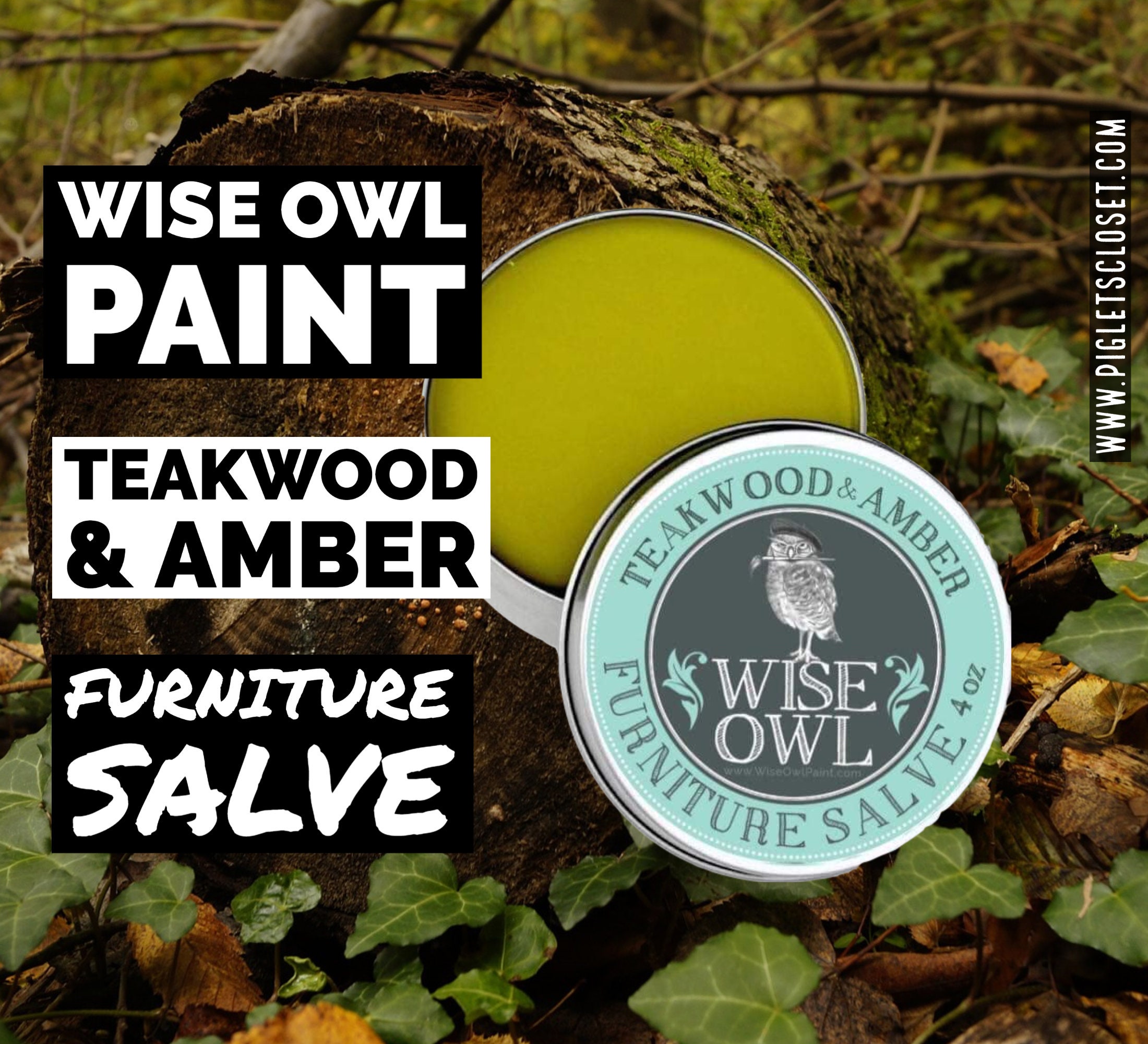 Teakwood & Amber Furniture Salve Wise Owl Paint Natural Salves 