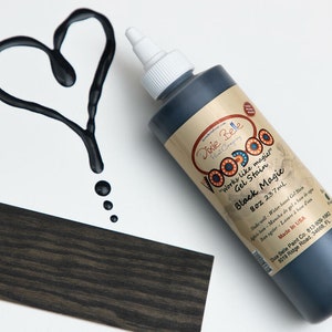 Black Magic | Voodoo Gel Stain | Dixie Belle Paint | Black Colored Wood Stain | Craft Supply