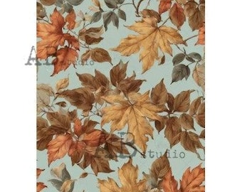 Fall Floral | A4 Rice Paper | Paper for Decoupage | AB Studios