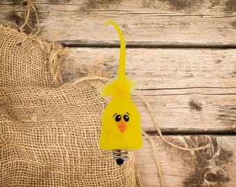 Yellow Chick | Silicone Light Bulb | Vickie Jeans | C7 3W Replaceable Silicone Topper Nightlight Bulb