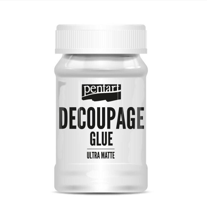 Ultra Matte | Decoupage Glue 100ml | Pentart | Clear Decoupage Gel