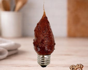 Cinnamon Clove Silicone Bulb | 7.5W Standard Base | Hand Dipped in WI