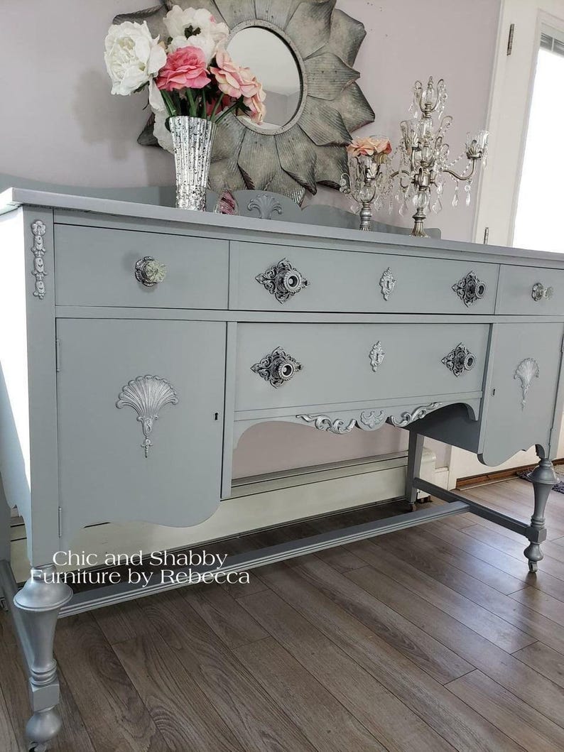 32oz Chalk Mineral Paint- Manatee Gray
