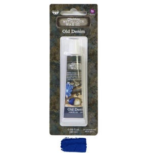 Old Denim | Metallique Wax | Finnabair Metallic Gilding Wax