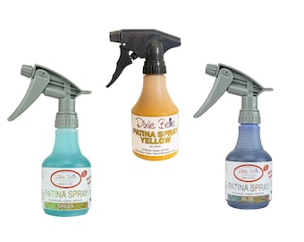 Dixie Belle Patina Paint Spray Activator | 8oz Spray or 32oz Refill | Blue, Yellow, or Green