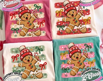 Funny Christmas Gingerbread Oh Snap Comfort Color Shirt, Holiday Baking Group Tee, Xmas Cookie Sweater, Vintage Matching Family Shirts