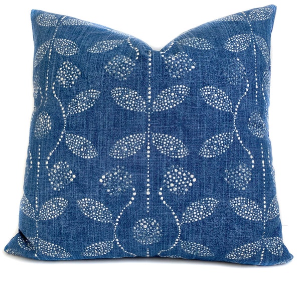 Blue Boho Pillow Etsy
