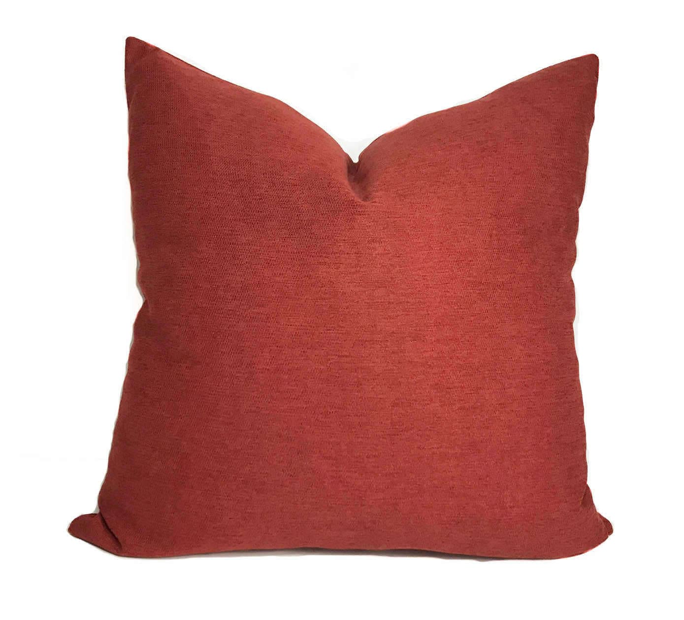 Red pillow Pillow cover Decorative pillow Throw pillow Etsy