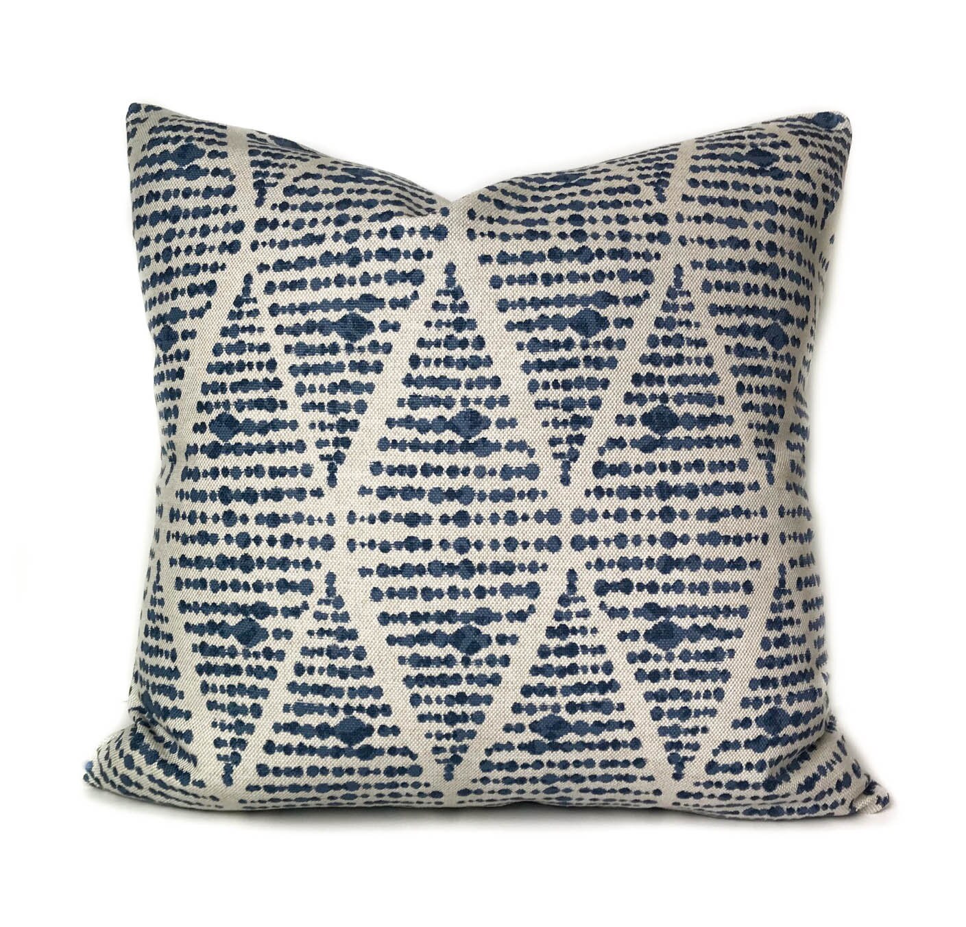 Outdoor throw pillow cover with zipper Blue outdoor patio Etsy