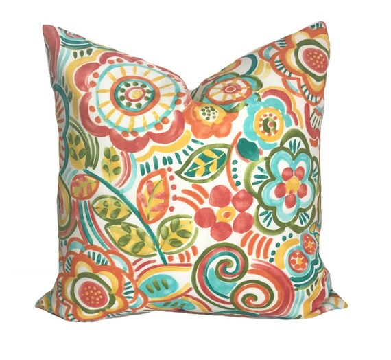 Items similar to Outdoor pillow, Outdoor pillow cover, Yellow pillow