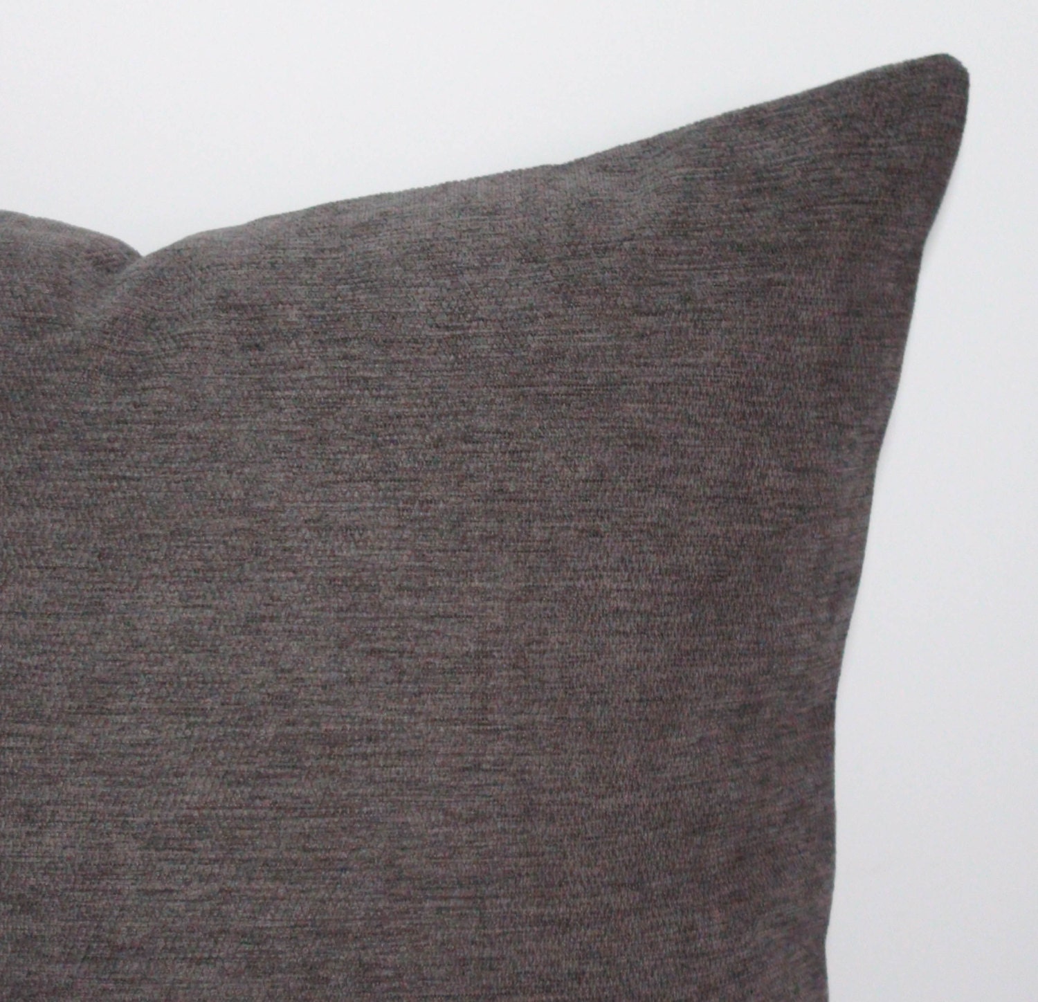 Solid Gray Decorative Throw Pillow Cover With Zipper Gray - Etsy