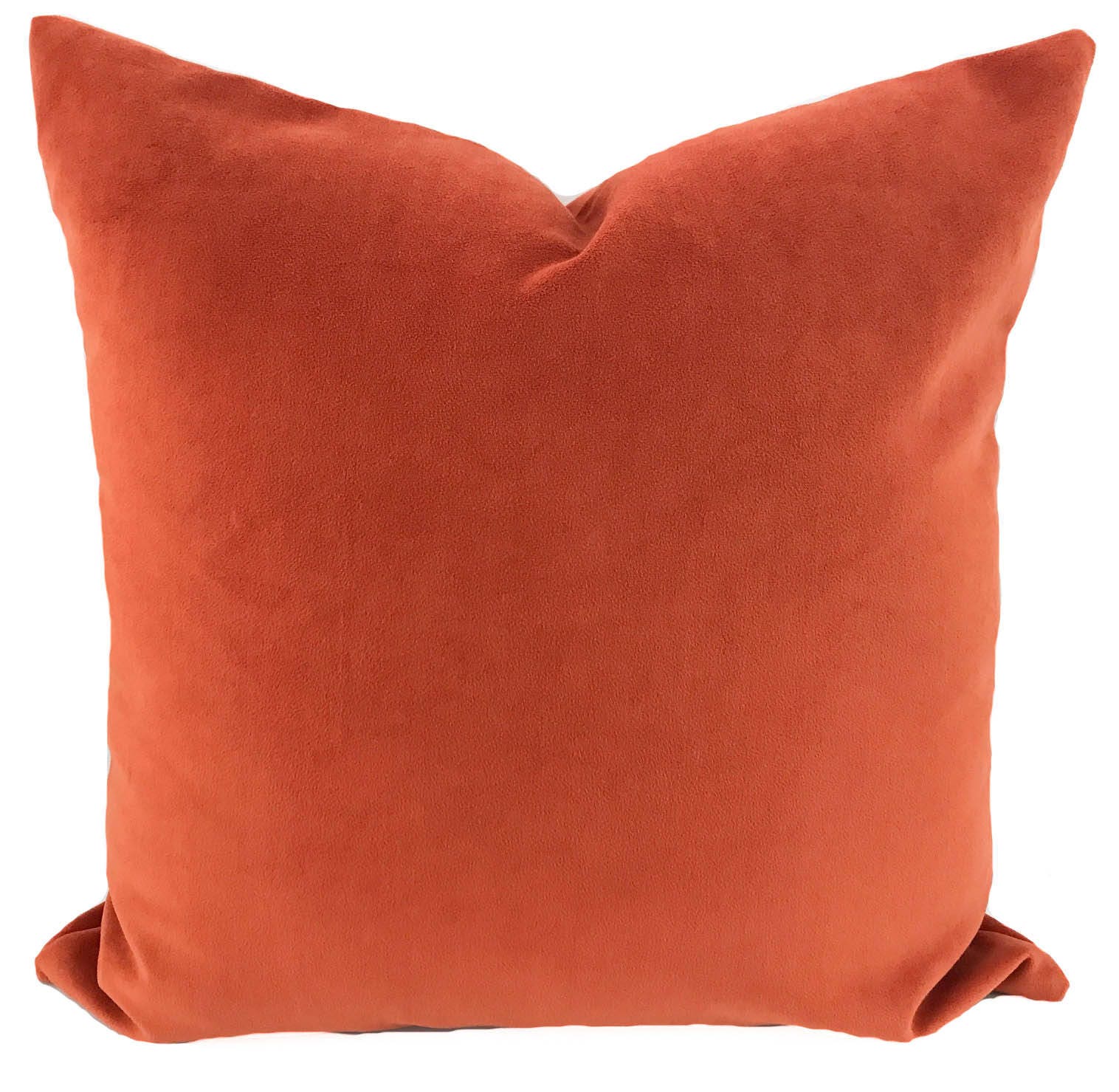 Orange pillow cover Orange throw pillow Decorative pillow Etsy