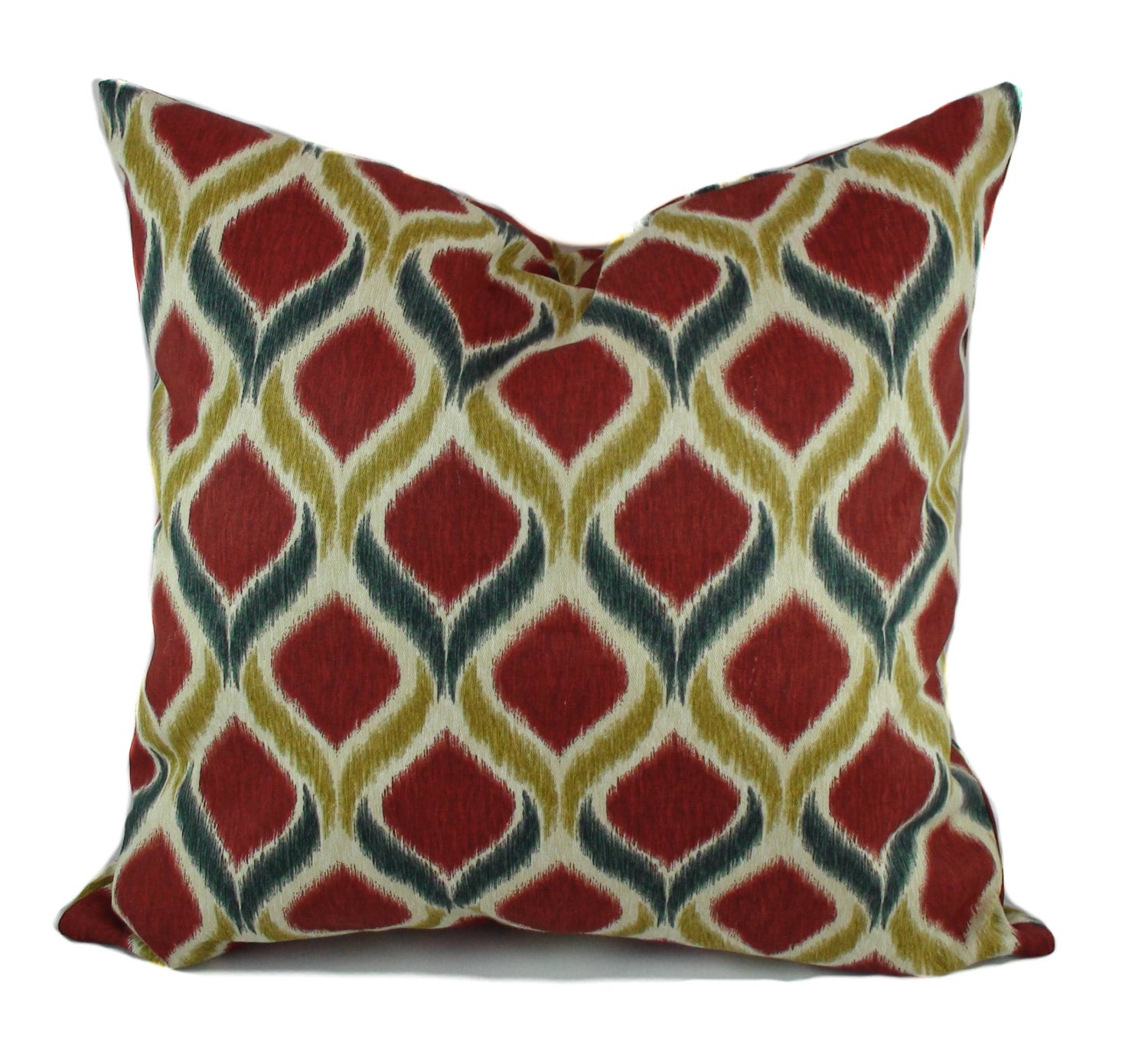 Red pillow cover Blue pillow cover Decorative pillow for Etsy