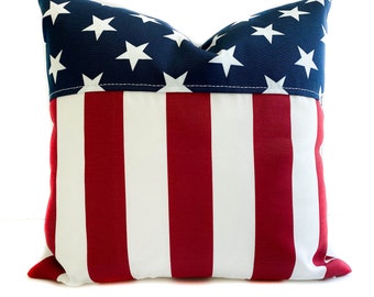 Set of 3 Patriotic Pillows Independence Day Bowl Filler Memorial Day Decor 4th July Tier Patriotic Mini Pillows