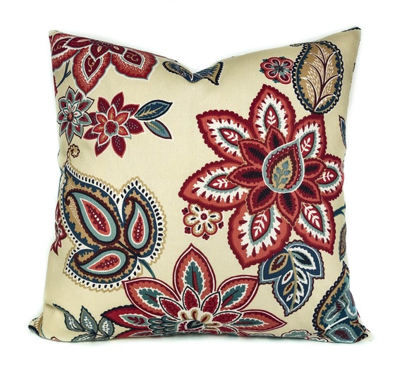 Pillow Cover Blue Pillow Red Pillow Floral Pillow Blue Etsy Best Red And Blue Decorative Pillows Pillow Cover Blue Pillow Red Pillow Floral Pillow Blue Etsy Best Red And Blue Decorative Pillows