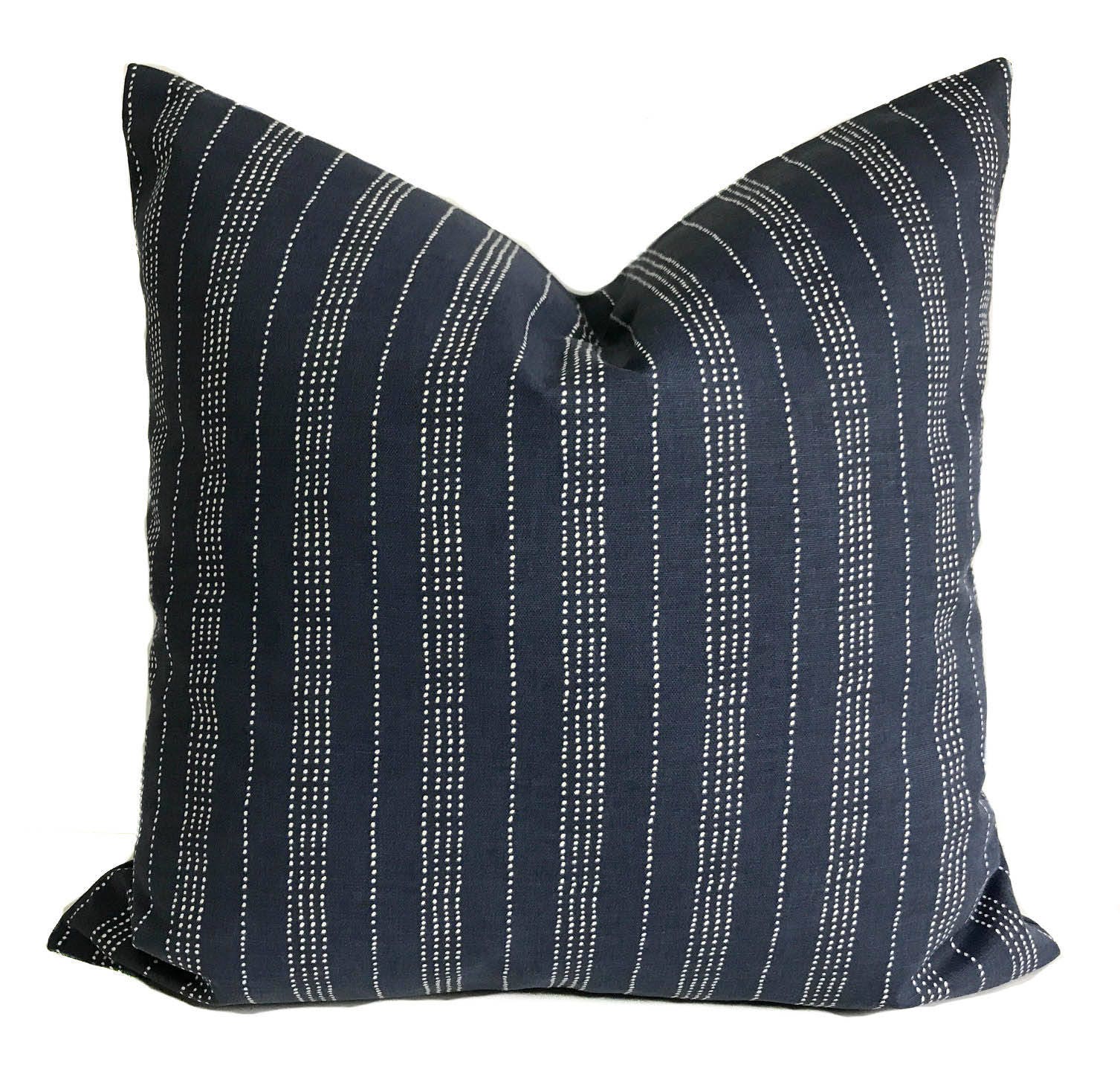 Blue pillow cover Cushion covers Blue throw pillow Etsy