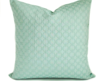 Pillow cover, Throw pillow, Couch cushion, Decorative pillow, Accent pillow, Sea green pillow, Lumbar pillow cover, 2 sizes available