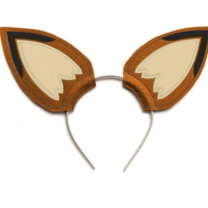 Fox Ear ITH Headband Slider Applique Embroidery File