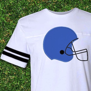 Football Helmet Applique Embroidery Design