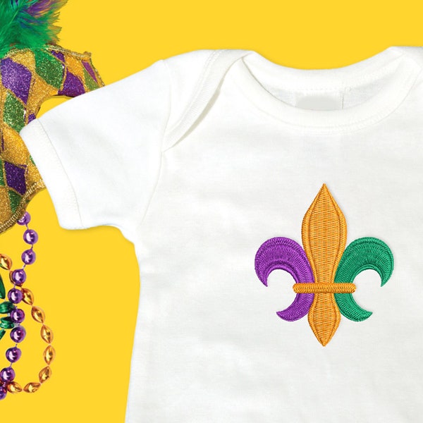 Fleur de Lis Mini Embroidery Design File