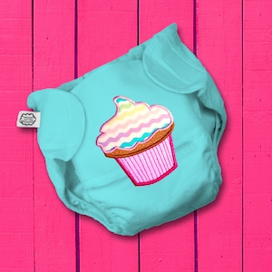 Cupcake Applique Embroidery Design