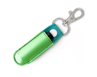 Lip Balm Holder ITH Key Fob Applique Embroidery File
