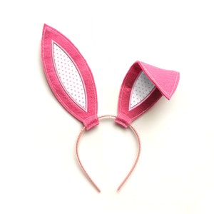 Hase Kostüm Ohren ITH Stirnband Slider Applikation Stickerei Design