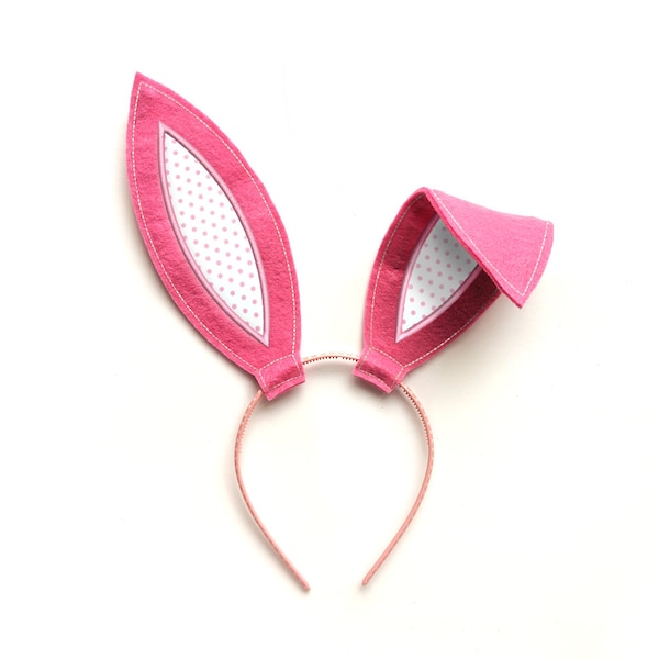 Bunny Costume Ears ITH Headband Slider Applique Embroidery Design