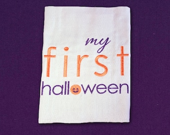 My First Halloween Embroidery Design