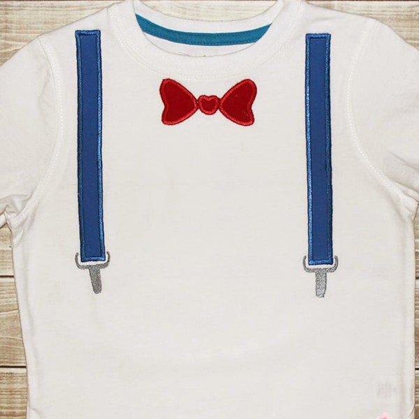 Suspenders Applique Etsy