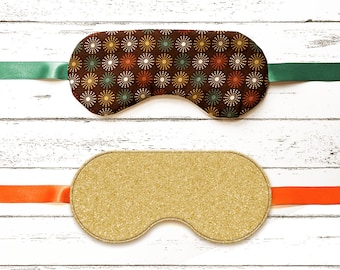 ITH Sleep Mask in 2 Styles Applique Embroidery Design