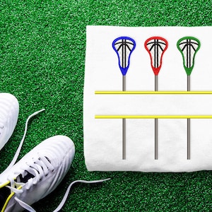 Lacrosse Stick Split Embroidery Design