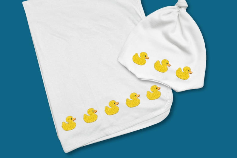 Row of rubber ducks embroidery design  etsy