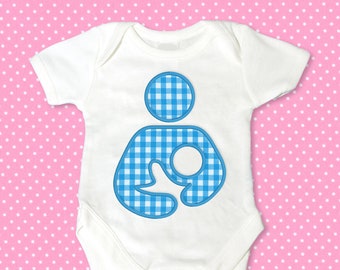 Breastfeeding Icon Applique Embroidery Design