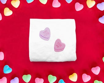 キャンディカンバセーションハートミニ刺繍デザインファイルデュオ