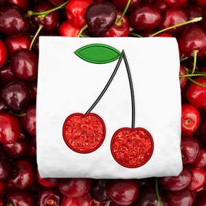 Cherry Applique Embroidery Design