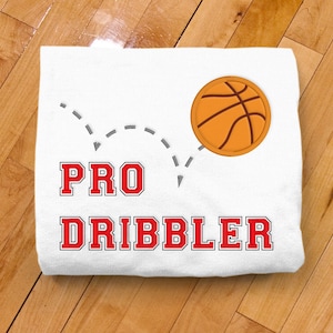 Pro Dribbler Basketball Applikation Stickdatei