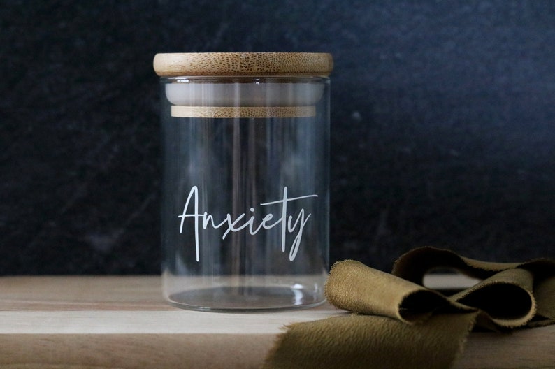 custom labeled stash jar SHORTY | stash jar container | stash box | cannabis jar | cbd jar | weed jar | marijuana | cbd | anxiety meds 