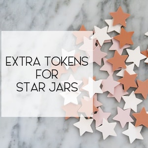 extra tokens for star jar | reward jar | reward system | tokens | classroom | potty training | chores | positive reinforcement | teacher
