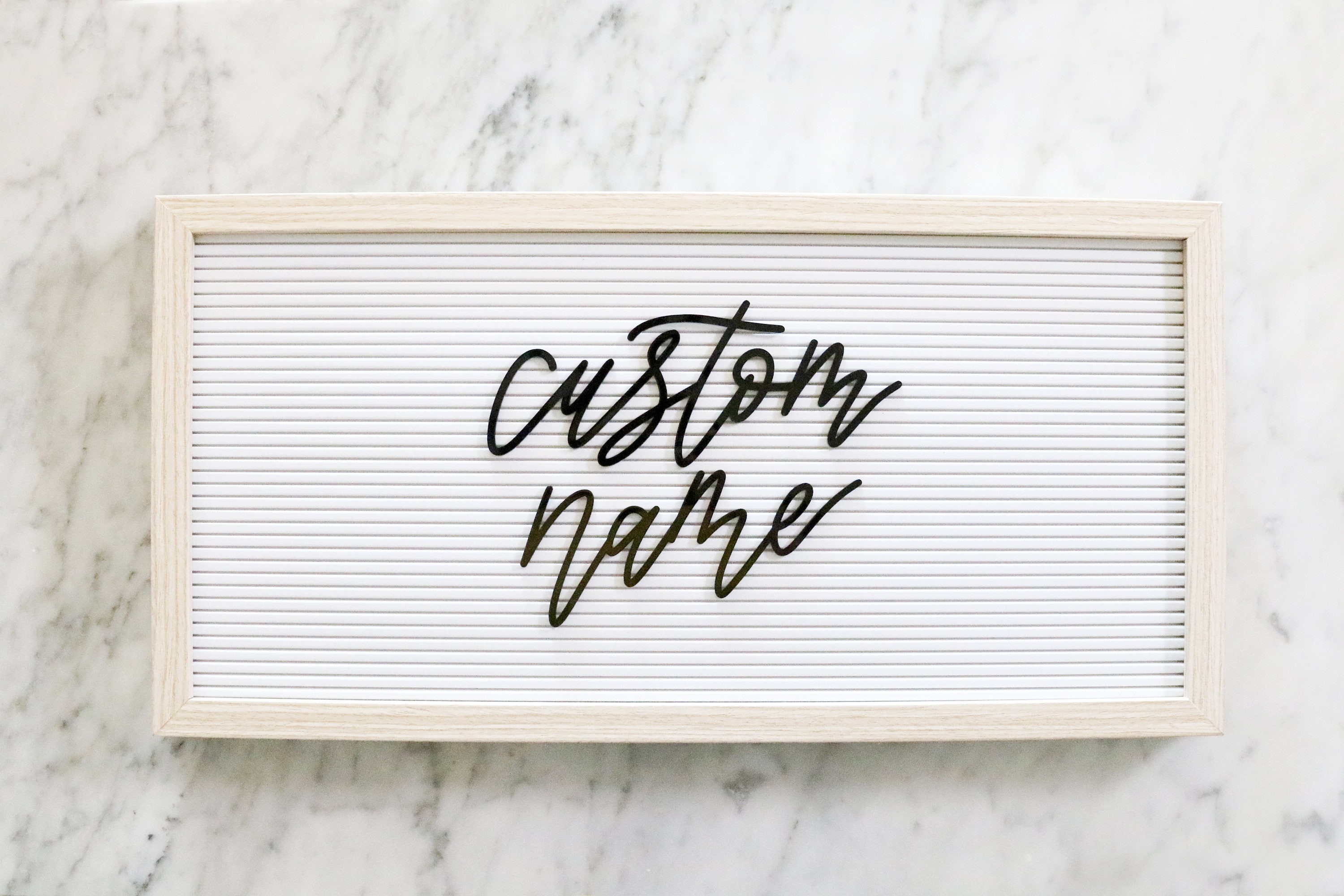 Custom 3 Calligraphy Script Name or Word for Letter | Etsy