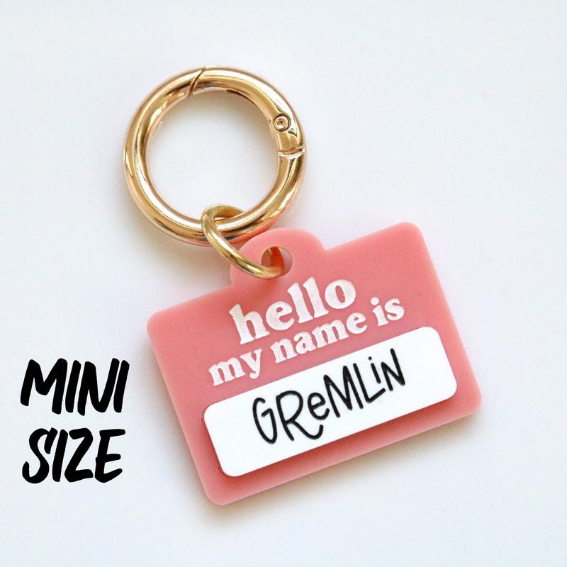 Hello My Name is Tag - Etsy