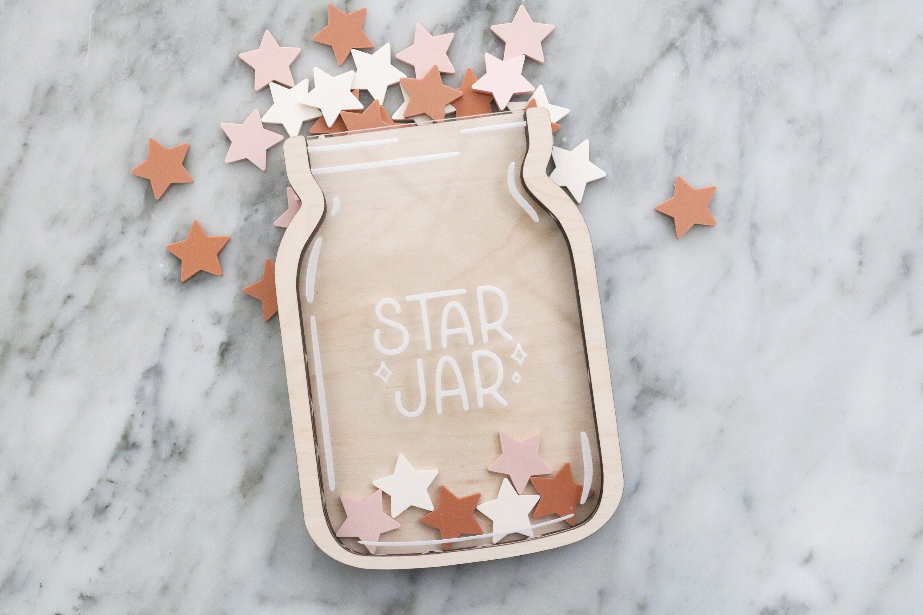 Reward Jar System Magnetic Star Jar Reward System - 25 Stars With ...